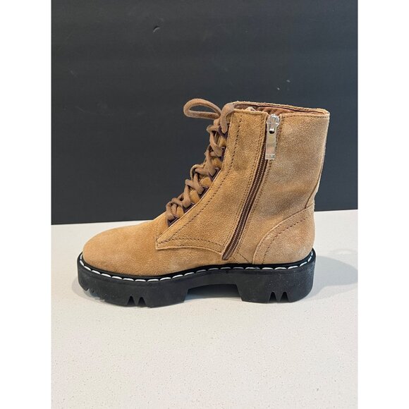 Aquatalia Harlyn Whiskey Suede Lace-Up Boot s size 5.5 - Picture 5 of 10